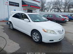 2007 Toyota Camry Le White vin: JTNBE46K773039201