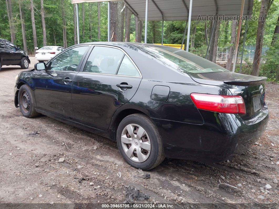 2007 Toyota Camry Ce Black vin: JTNBE46K773074126