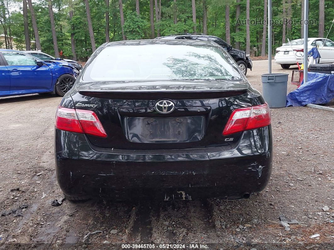 2007 Toyota Camry Ce Black vin: JTNBE46K773074126