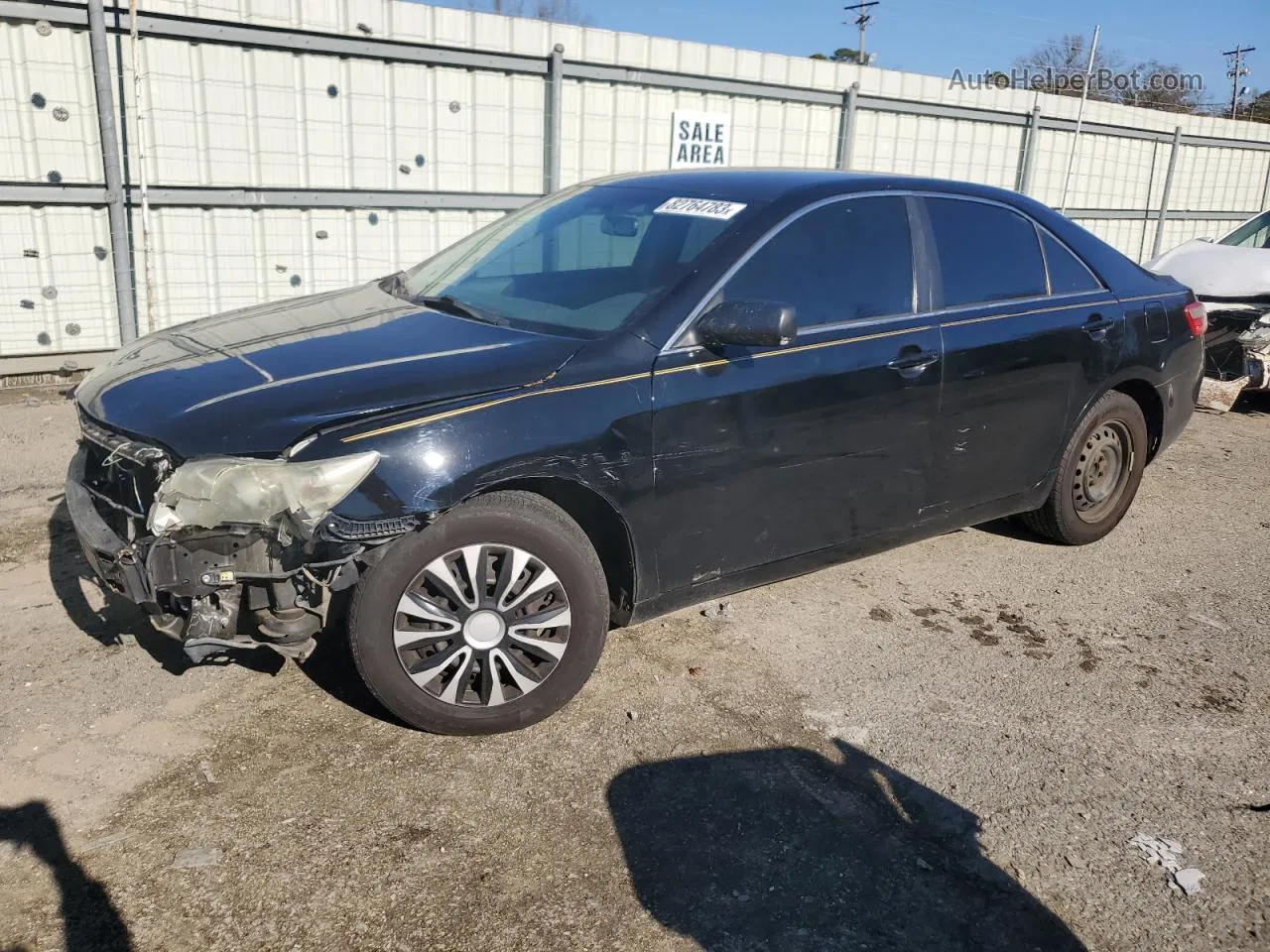 2009 Toyota Camry Base Black vin: JTNBE46K893167353