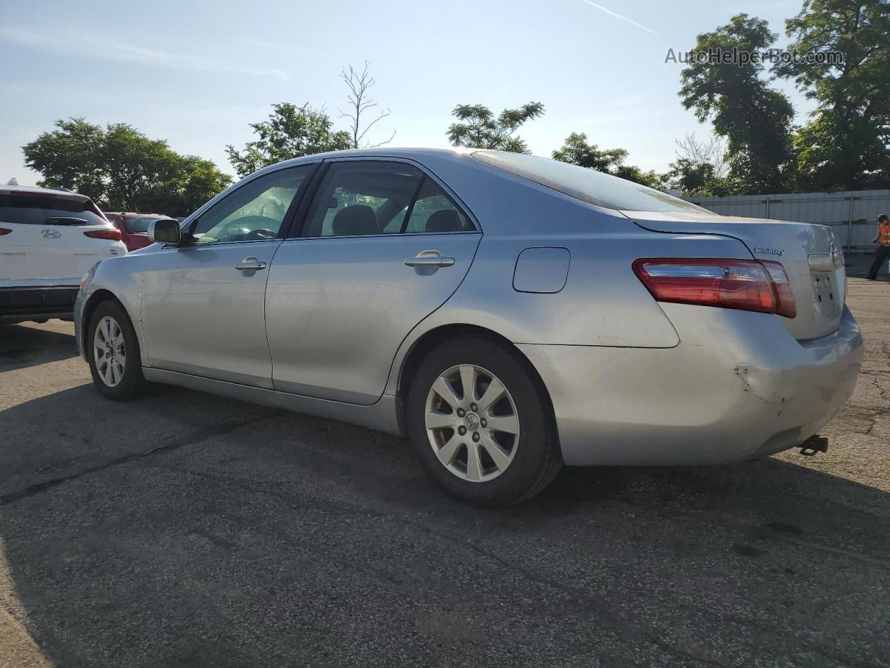 2007 Toyota Camry Ce Silver vin: JTNBE46K973018141