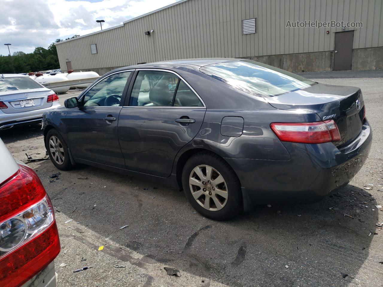 2007 Toyota Camry Ce Gray vin: JTNBE46K973022724