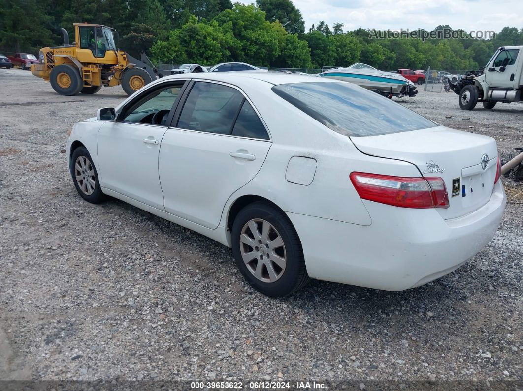 2007 Toyota Camry Ce White vin: JTNBE46KX73058518