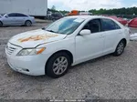 2007 Toyota Camry Ce White vin: JTNBE46KX73058518