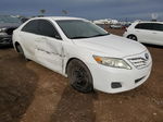 2011 Toyota Camry Se White vin: JTNBK3EK9B3050813