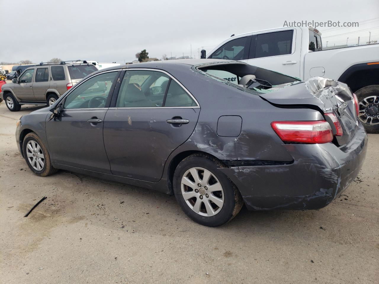 2007 Toyota Camry Le Серый vin: JTNBK46K873018608