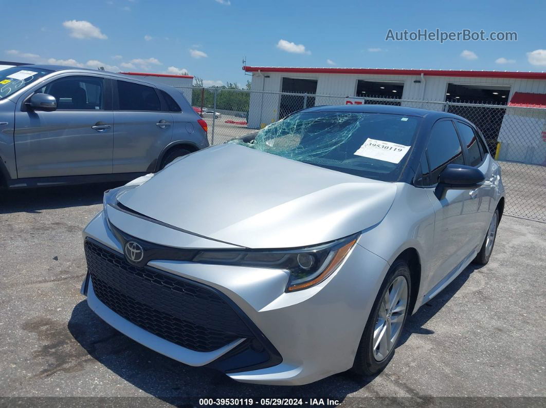 2021 Toyota Corolla Se Silver vin: JTND4MBE0M3122749