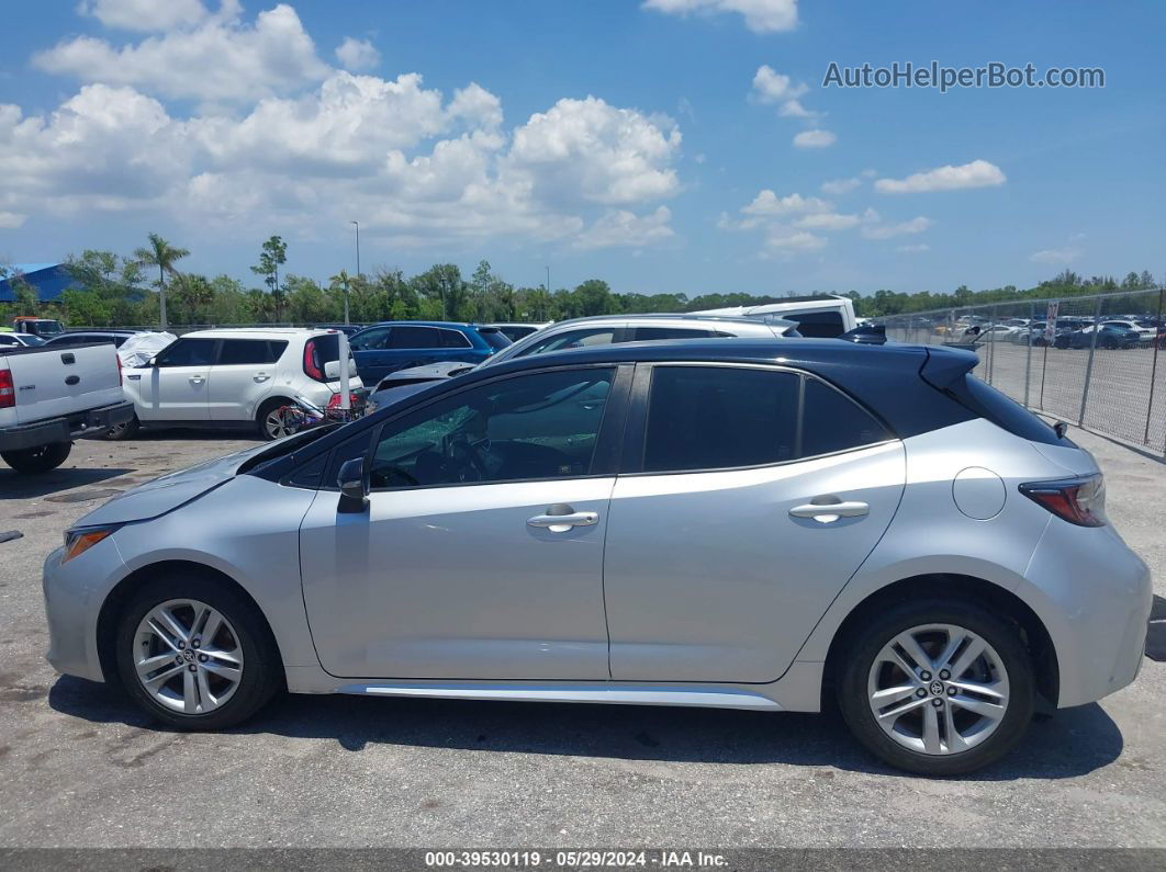 2021 Toyota Corolla Se Silver vin: JTND4MBE0M3122749