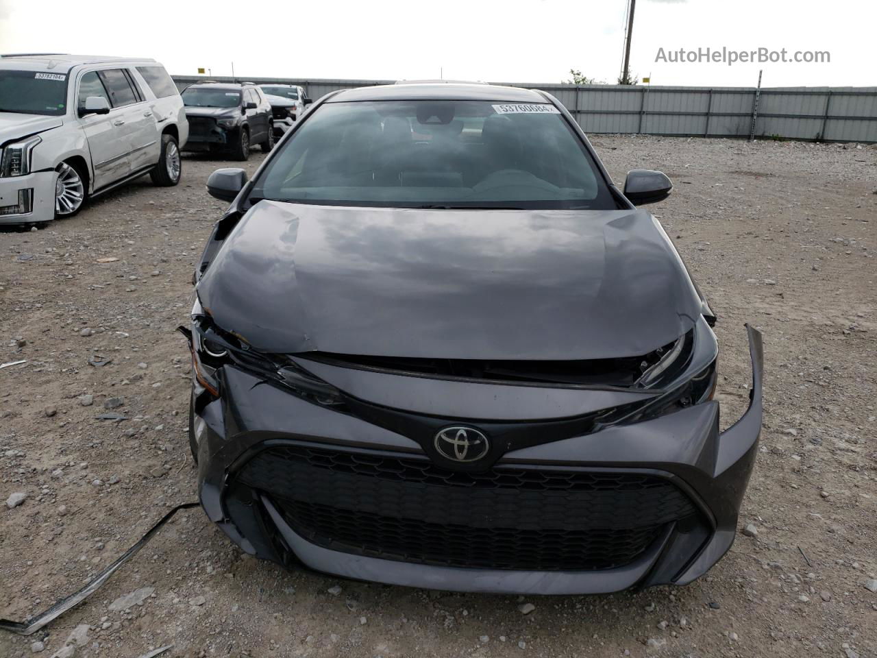 2021 Toyota Corolla Se Серый vin: JTND4MBE2M3135535