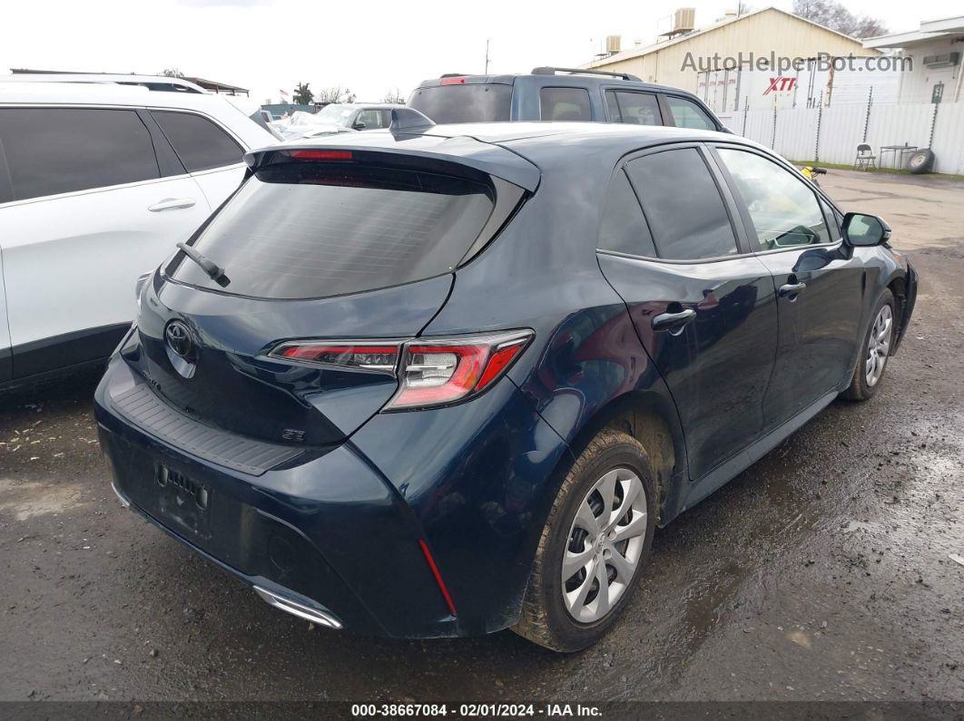 2021 Toyota Corolla Se Dark Blue vin: JTND4MBE5M3112685