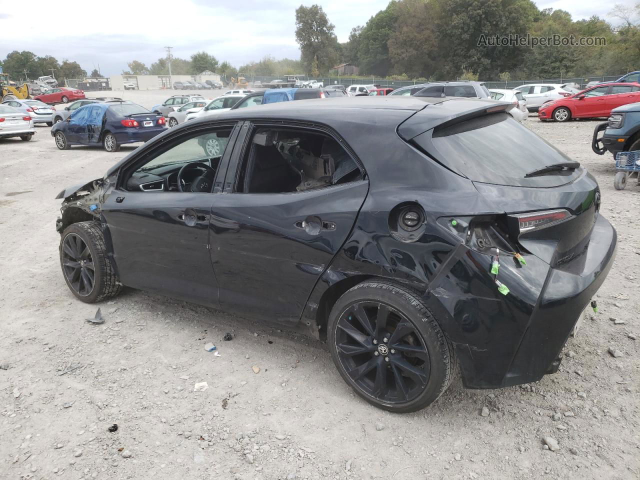 2021 Toyota Corolla Se Black vin: JTND4MBE7M3115006