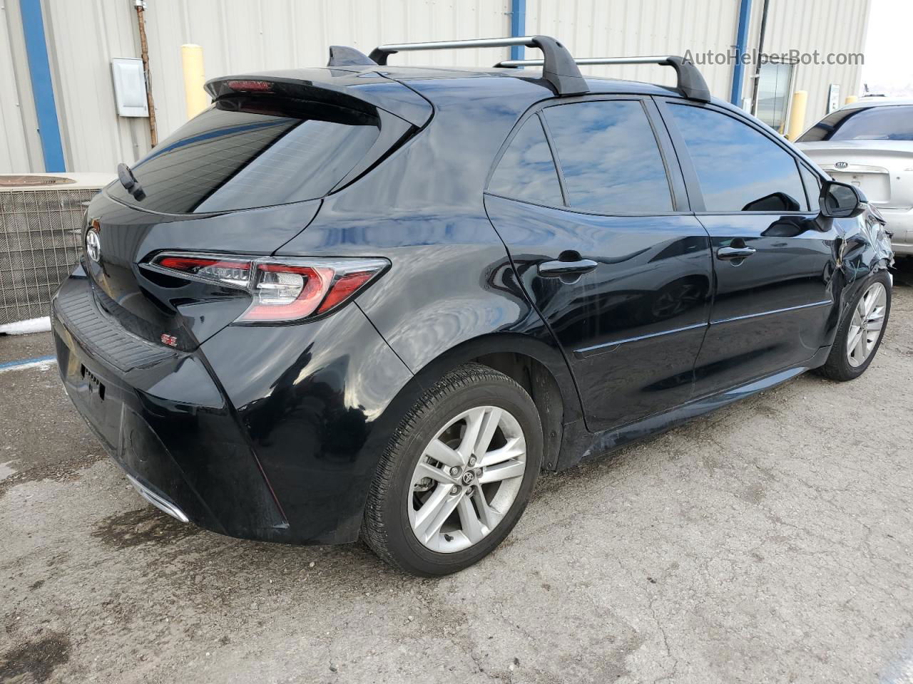 2021 Toyota Corolla Se Black vin: JTND4MBE7M3124000