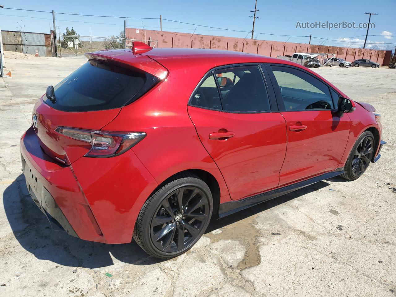 2021 Toyota Corolla Se Red vin: JTND4MBEXM3114870