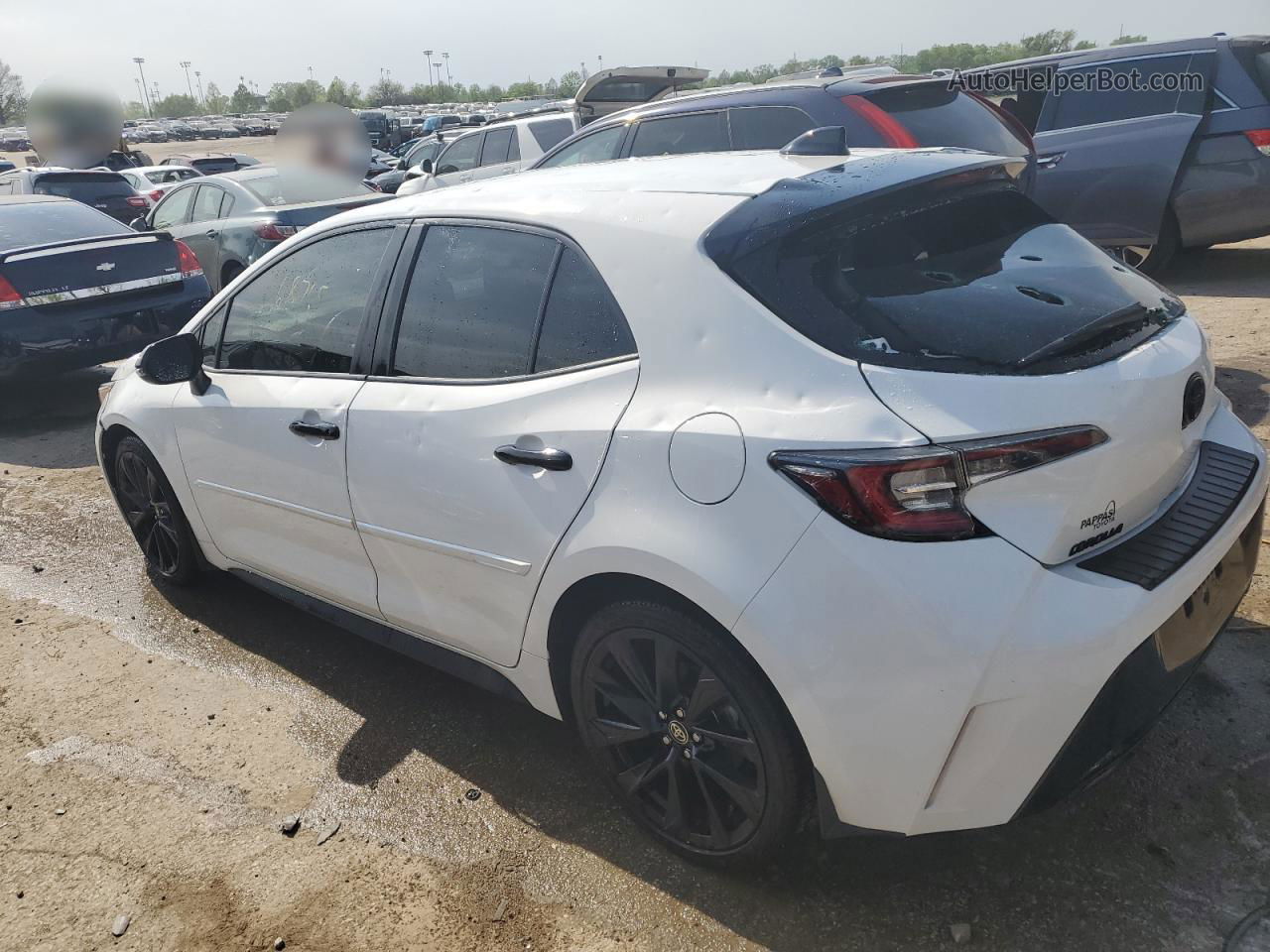 2020 Toyota Corolla Se Белый vin: JTND4RBE0L3082166