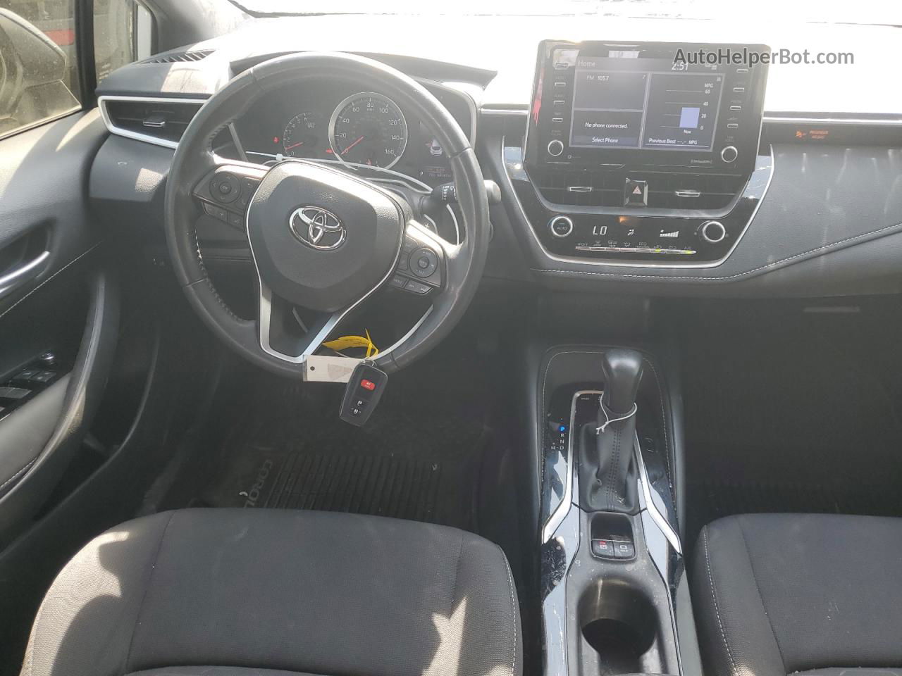 2020 Toyota Corolla Se Белый vin: JTND4RBE0L3082166