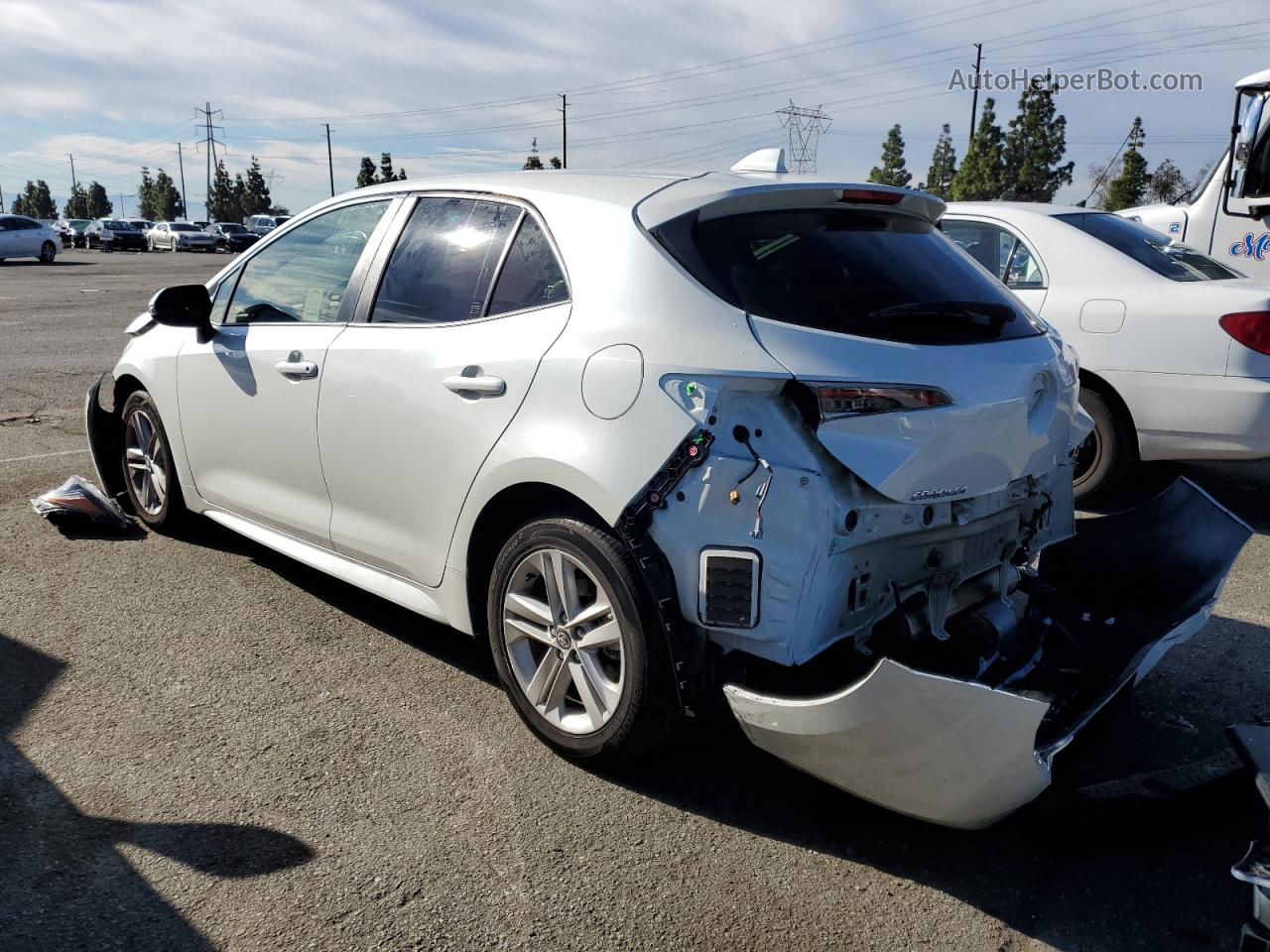 2020 Toyota Corolla Se White vin: JTND4RBE2L3086462