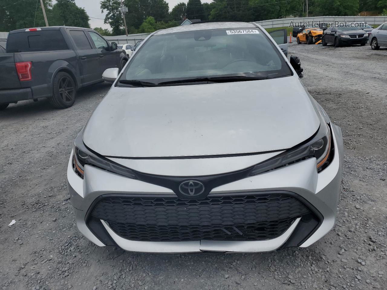 2020 Toyota Corolla Se Silver vin: JTND4RBE4L3091288