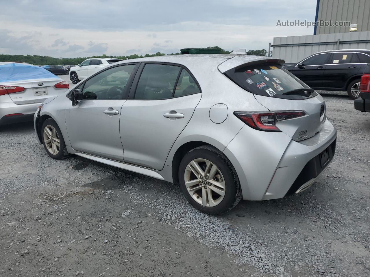 2020 Toyota Corolla Se Silver vin: JTND4RBE4L3091288