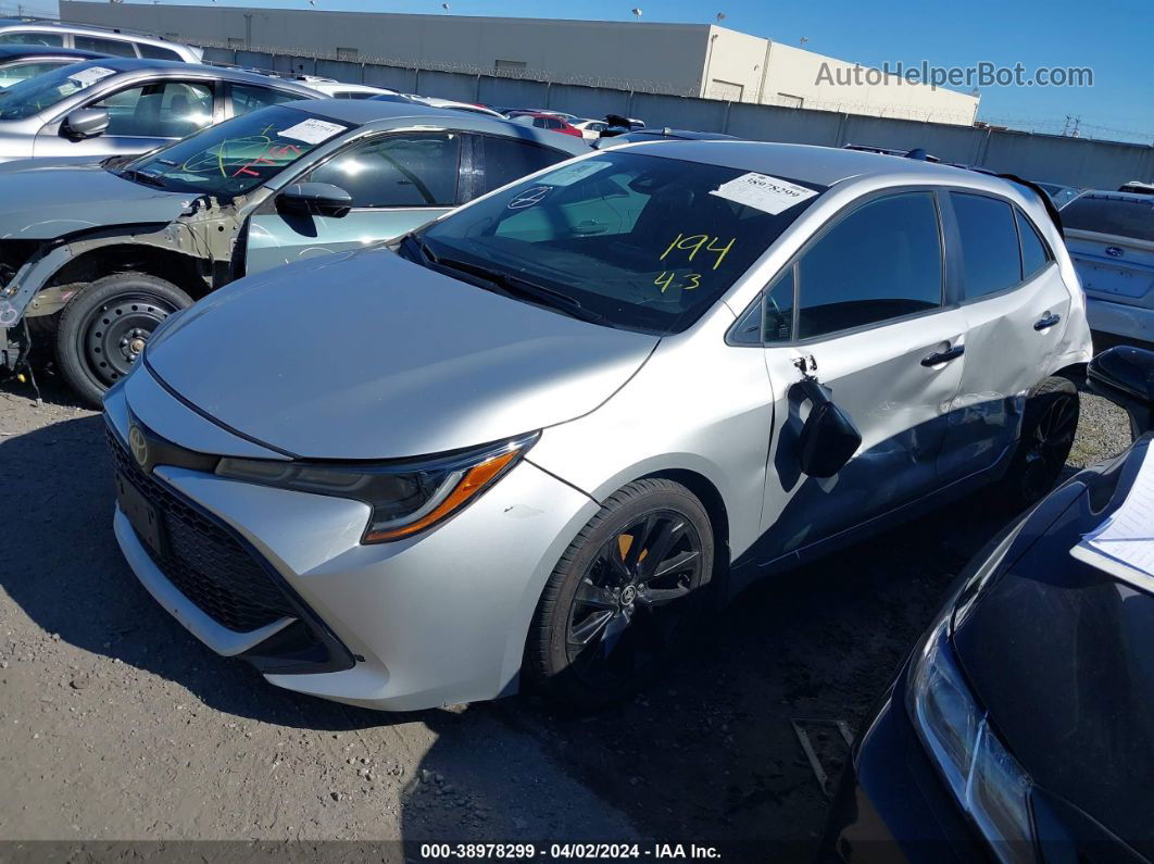 2020 Toyota Corolla Se Nightshade Edition Silver vin: JTND4RBE6L3090580