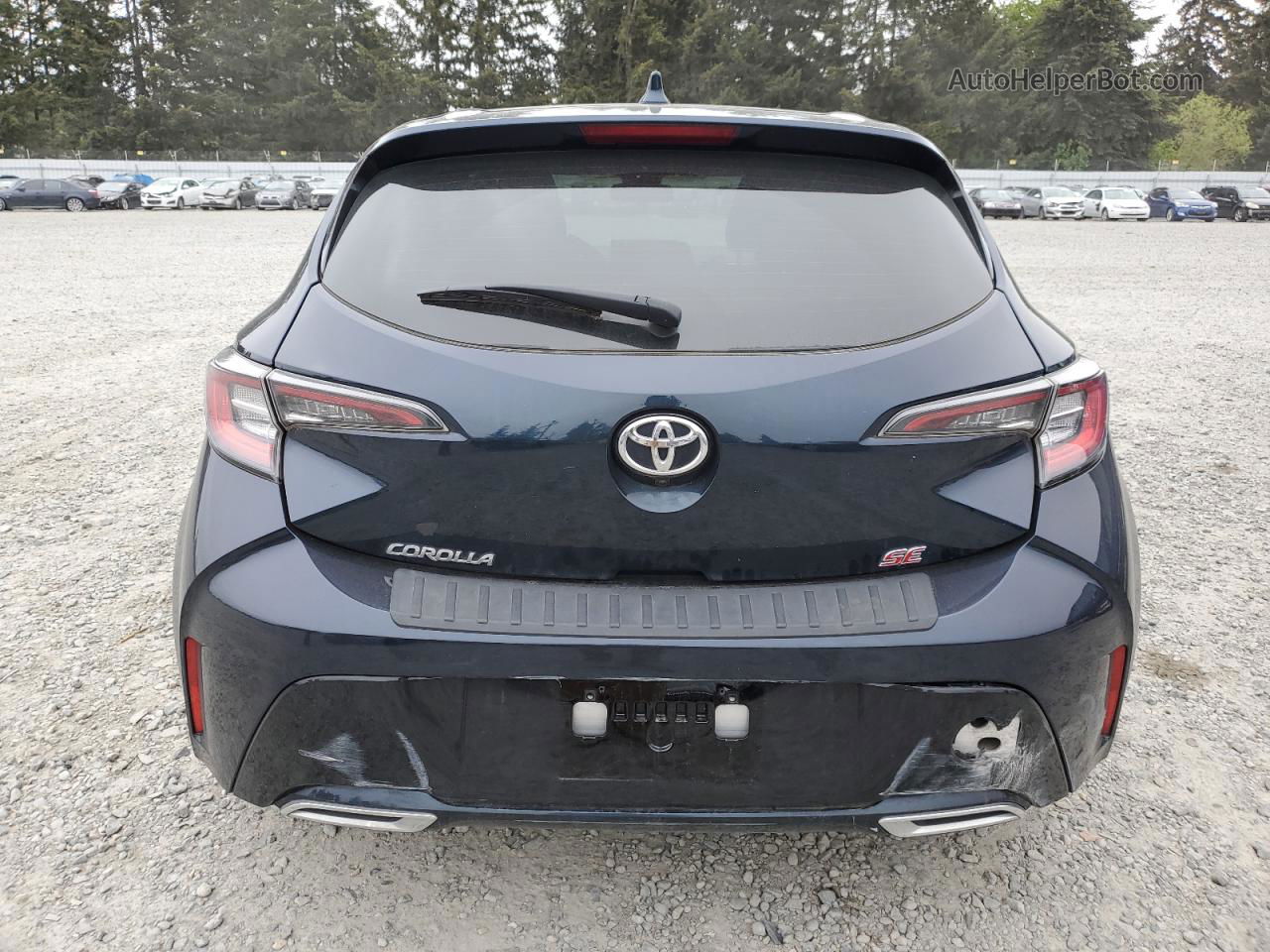 2020 Toyota Corolla Se Blue vin: JTND4RBE8L3089821