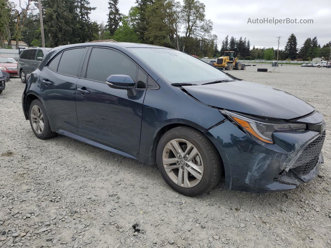 2020 Toyota Corolla Se Blue vin: JTND4RBE8L3089821