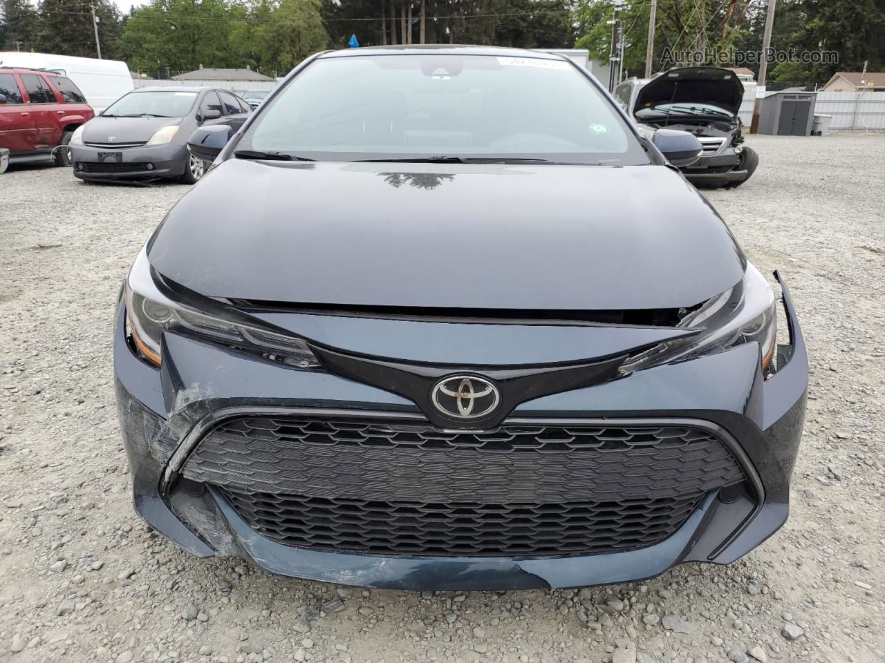 2020 Toyota Corolla Se Blue vin: JTND4RBE8L3089821