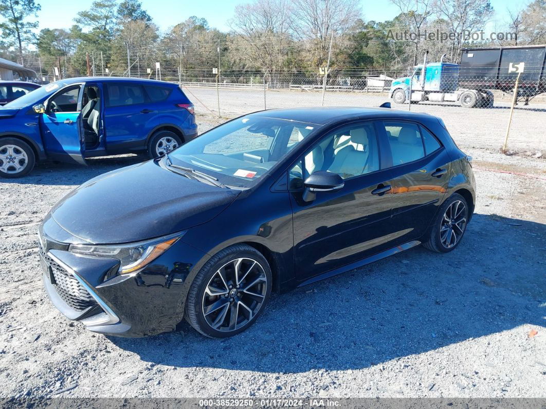 2019 Toyota Corolla Xse Black vin: JTNK4RBE0K3000569