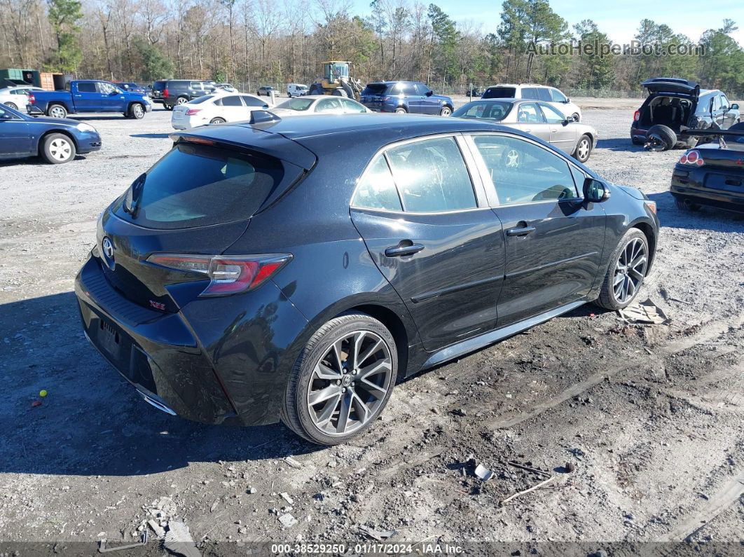 2019 Toyota Corolla Xse Black vin: JTNK4RBE0K3000569