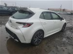 2019 Toyota Corolla Se White vin: JTNK4RBE0K3016108