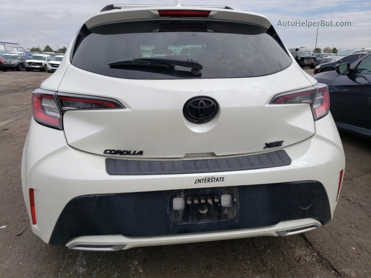 2019 Toyota Corolla Se Белый vin: JTNK4RBE0K3051294