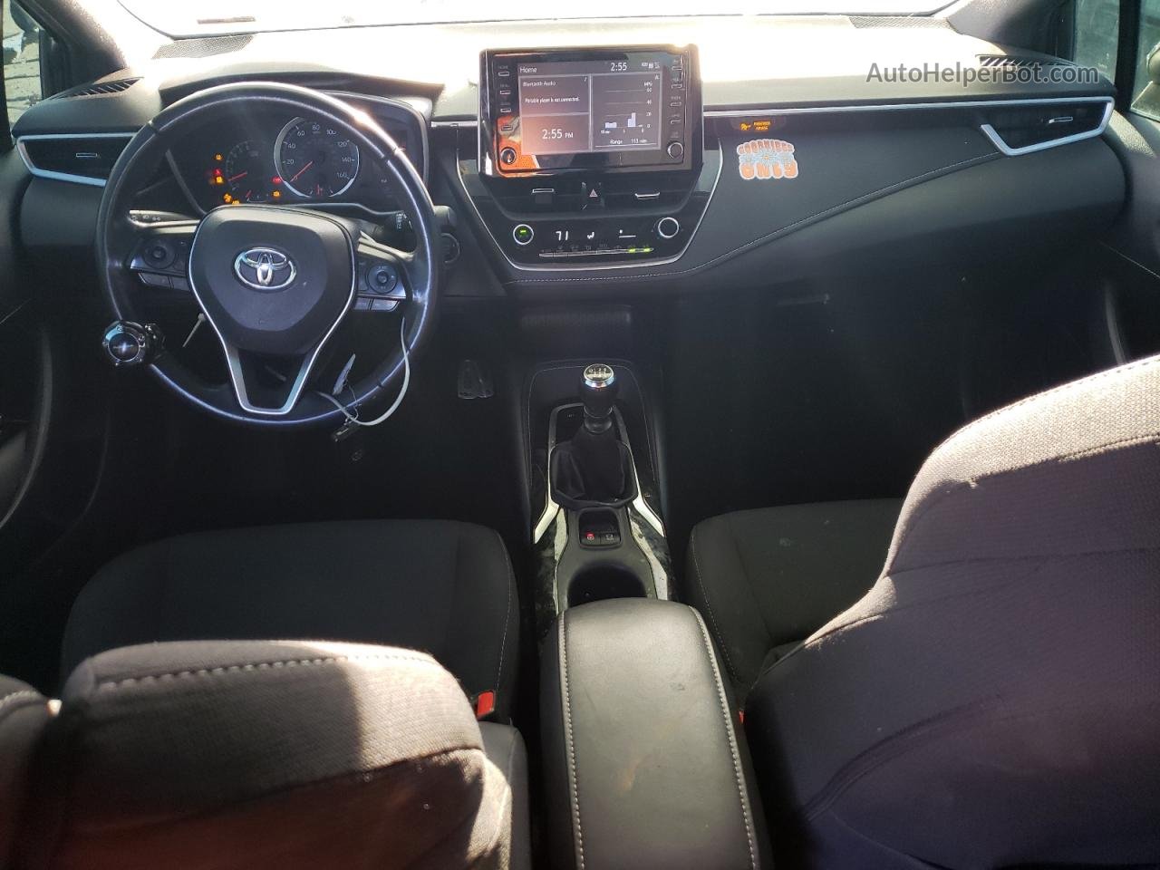 2019 Toyota Corolla Se Black vin: JTNK4RBE1K3042118