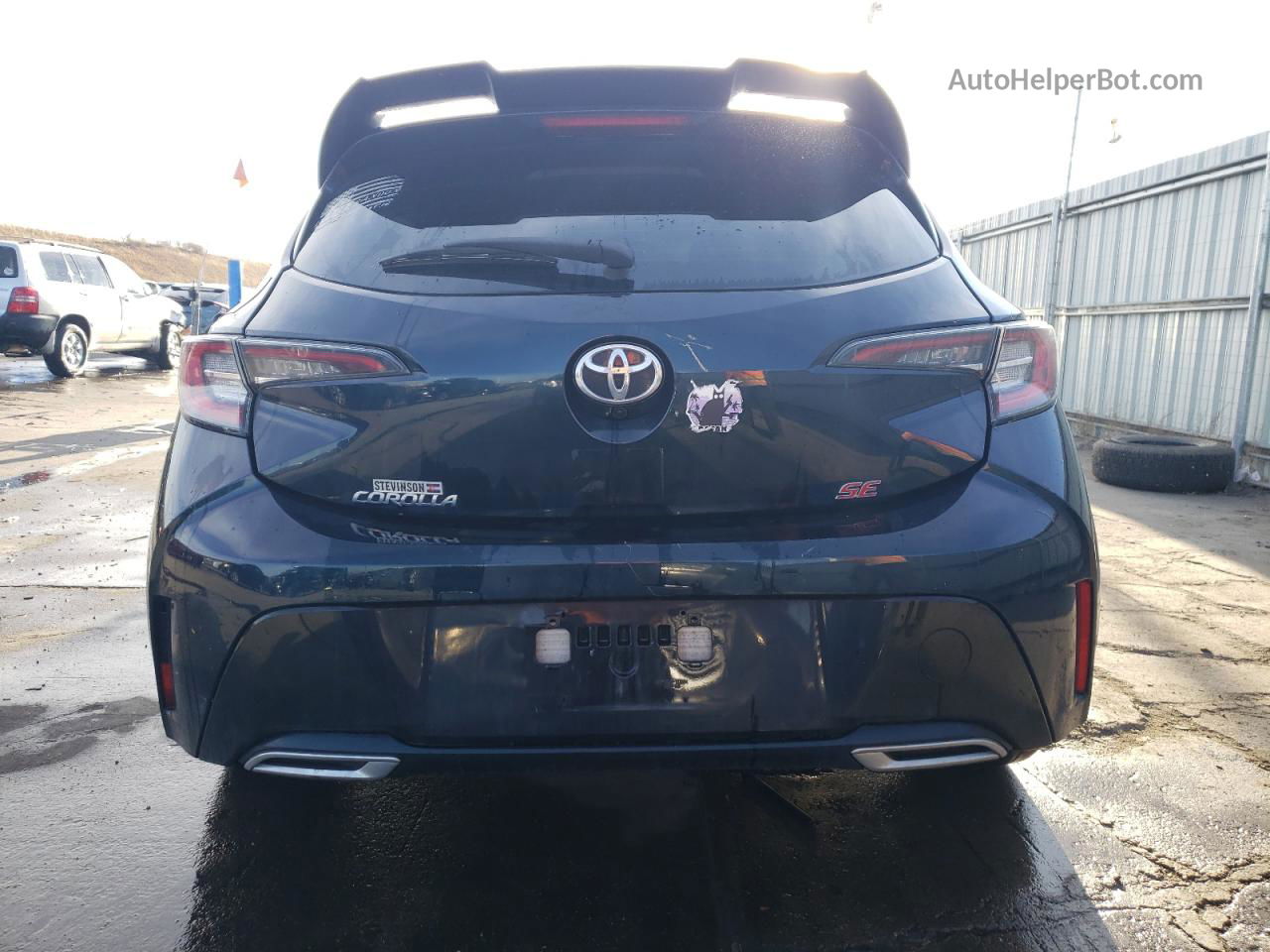 2019 Toyota Corolla Se Black vin: JTNK4RBE1K3042118