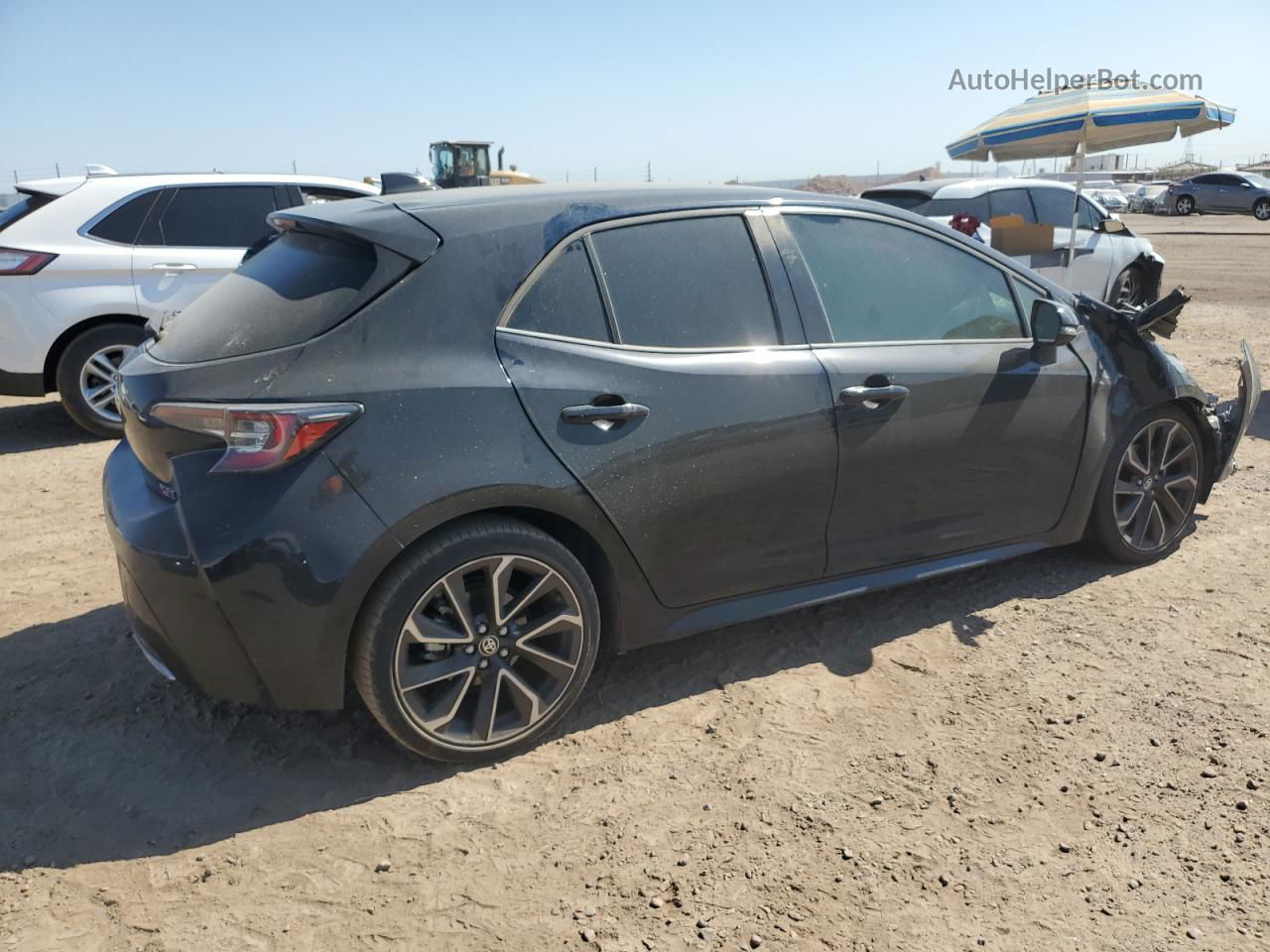 2019 Toyota Corolla Se Black vin: JTNK4RBE1K3043401