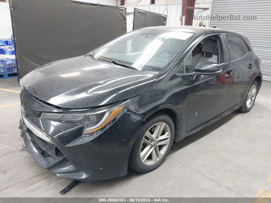 2019 Toyota Corolla Se Black vin: JTNK4RBE1K3044127