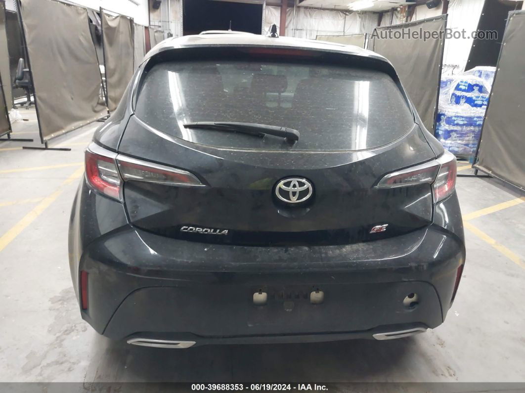 2019 Toyota Corolla Se Black vin: JTNK4RBE1K3044127