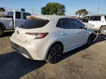 2019 Toyota Corolla Se White vin: JTNK4RBE1K3062806