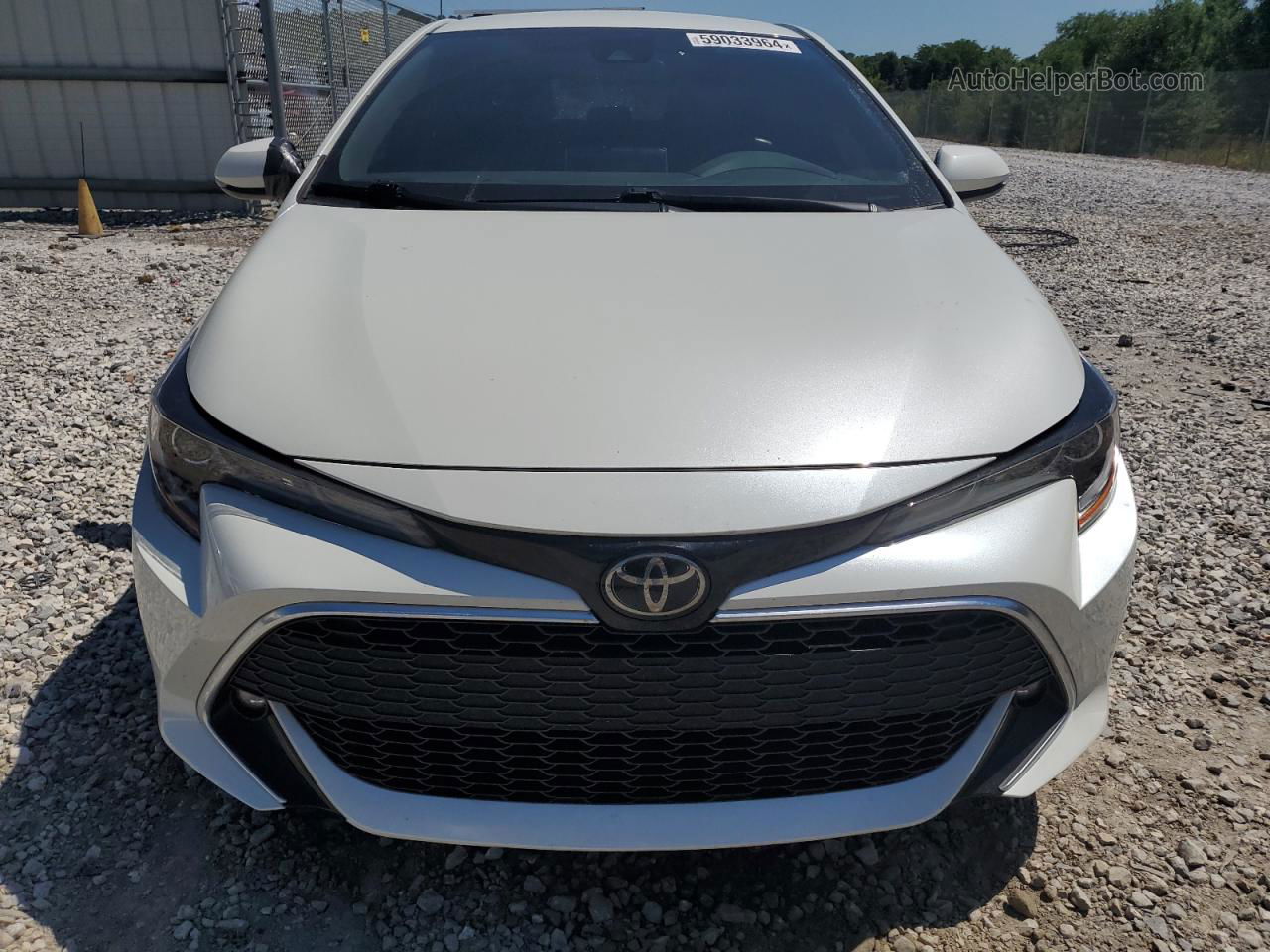 2019 Toyota Corolla Se White vin: JTNK4RBE1K3071571