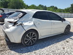 2019 Toyota Corolla Se White vin: JTNK4RBE1K3071571