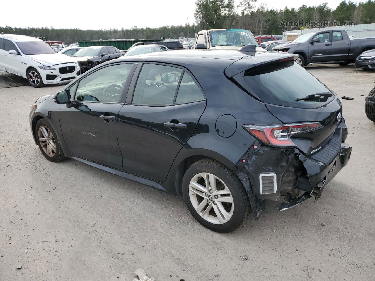 2019 Toyota Corolla Se Black vin: JTNK4RBE2K3040586