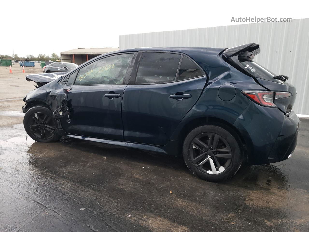 2019 Toyota Corolla Se Blue vin: JTNK4RBE2K3056920