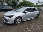 2019 Toyota Corolla Se Silver vin: JTNK4RBE3K3012294