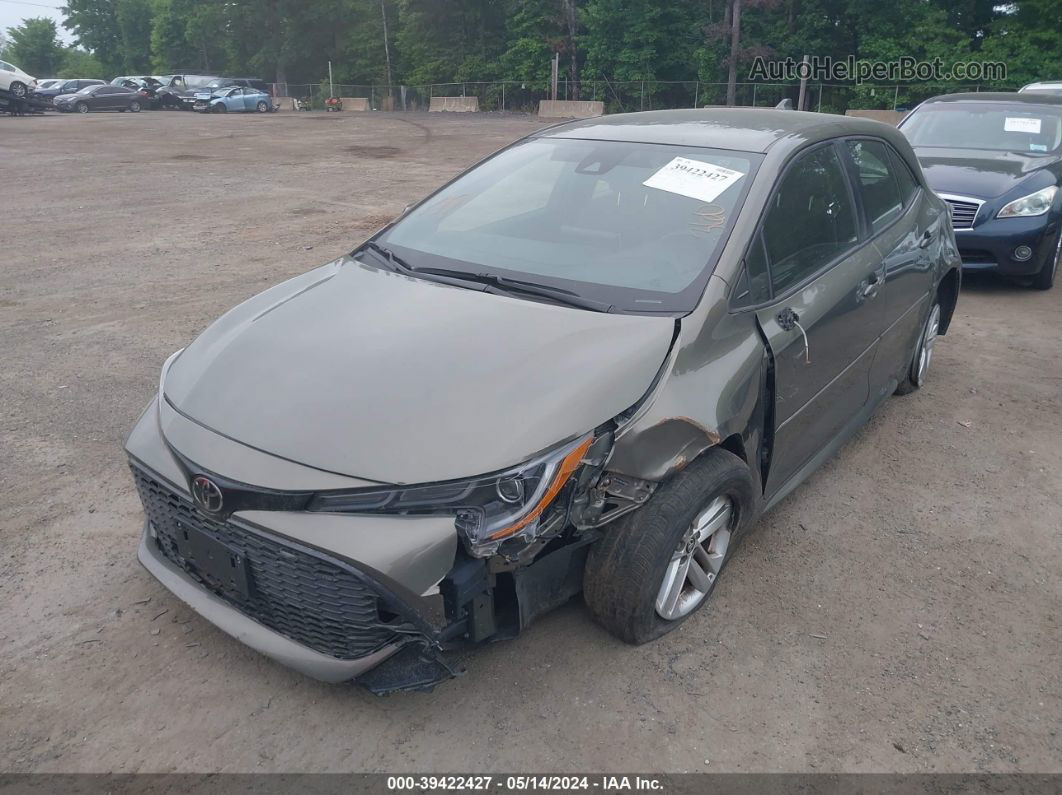 2019 Toyota Corolla Se Pewter vin: JTNK4RBE3K3032478