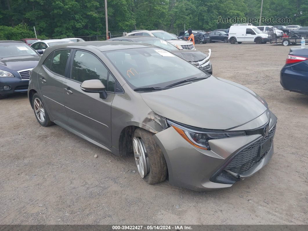 2019 Toyota Corolla Se Pewter vin: JTNK4RBE3K3032478