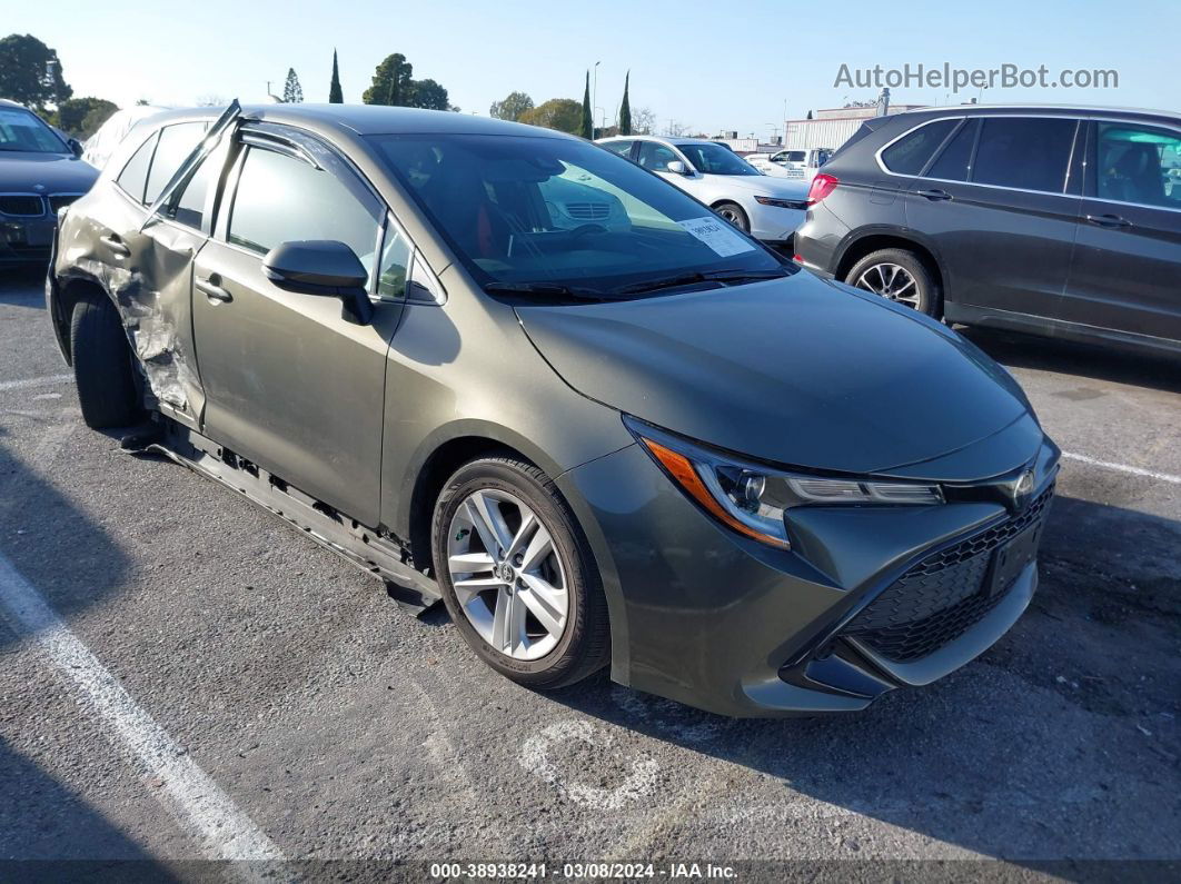 2019 Toyota Corolla Se Gray vin: JTNK4RBE3K3033050