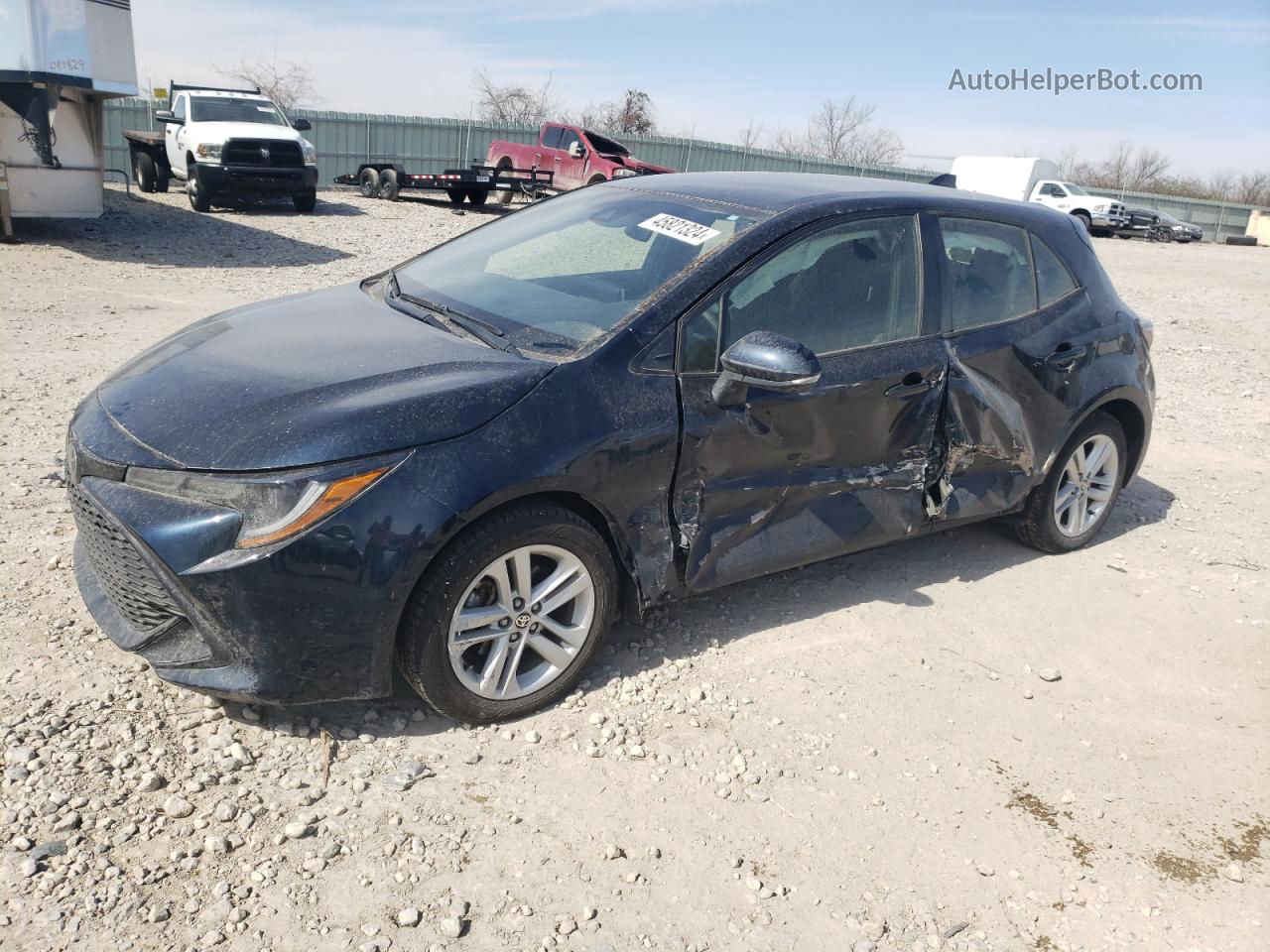 2019 Toyota Corolla Se Black vin: JTNK4RBE3K3068512