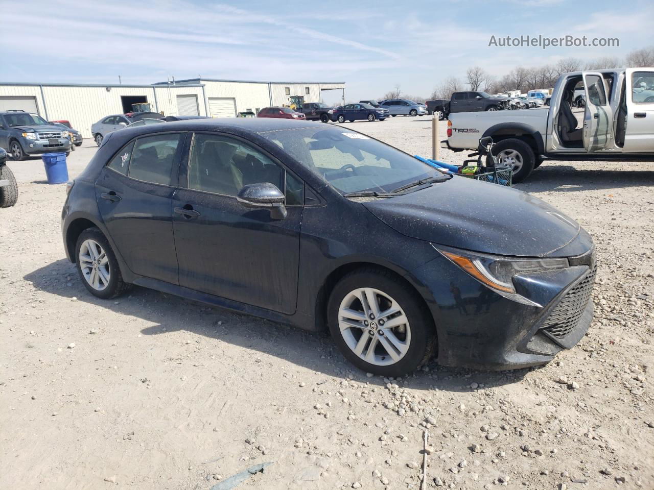 2019 Toyota Corolla Se Black vin: JTNK4RBE3K3068512