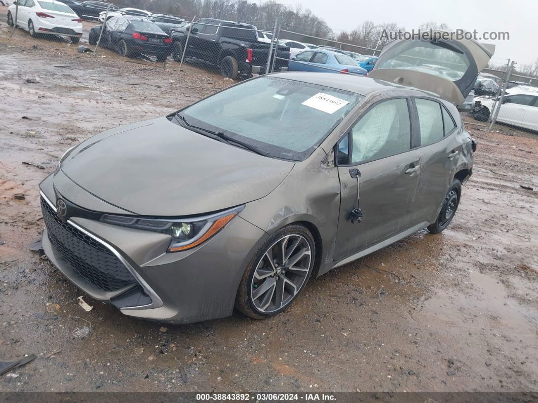 2019 Toyota Corolla Xse Зеленый vin: JTNK4RBE4K3020839