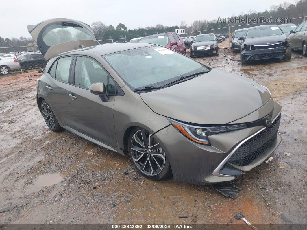 2019 Toyota Corolla Xse Green vin: JTNK4RBE4K3020839