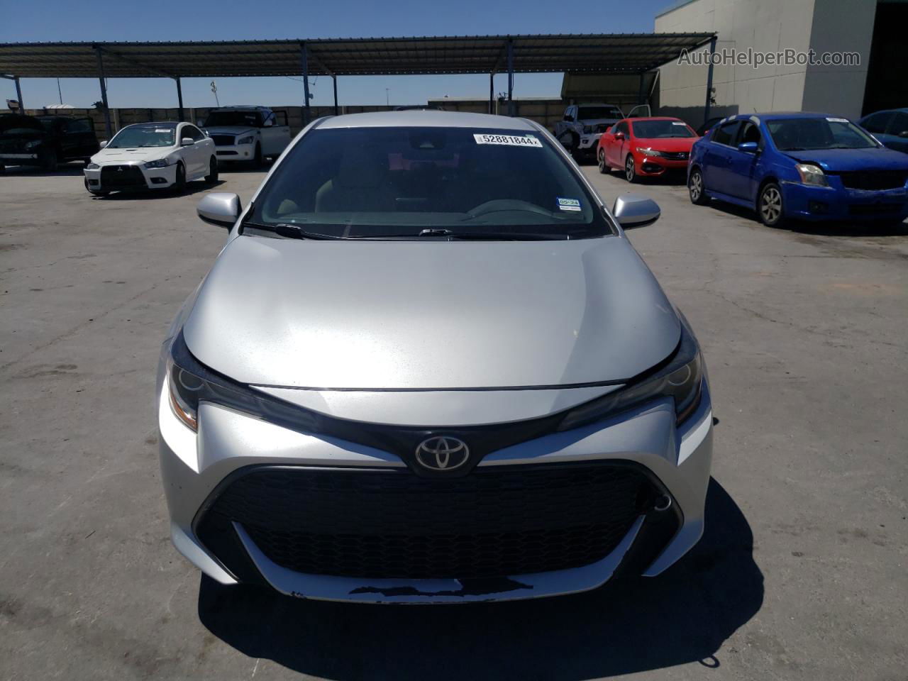 2019 Toyota Corolla Se Silver vin: JTNK4RBE4K3032991