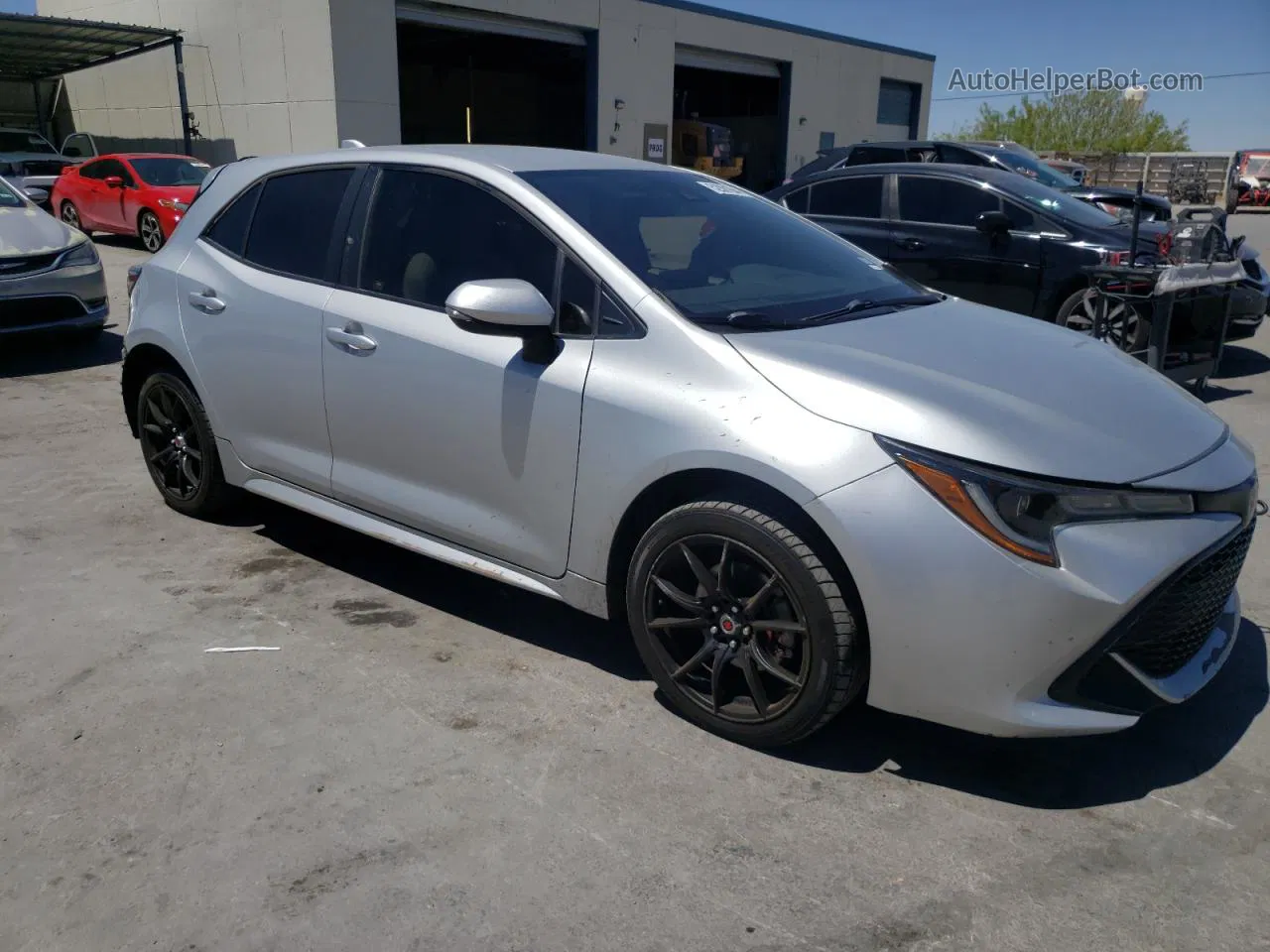 2019 Toyota Corolla Se Silver vin: JTNK4RBE4K3032991